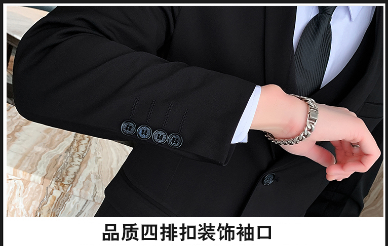 苏州职业装定制男士西服袖口细节展示