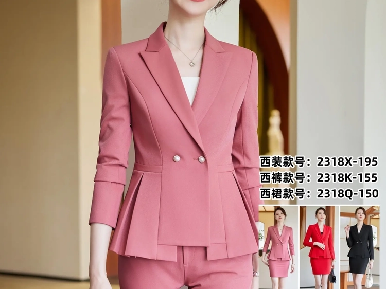 秋冬时尚西装女5
