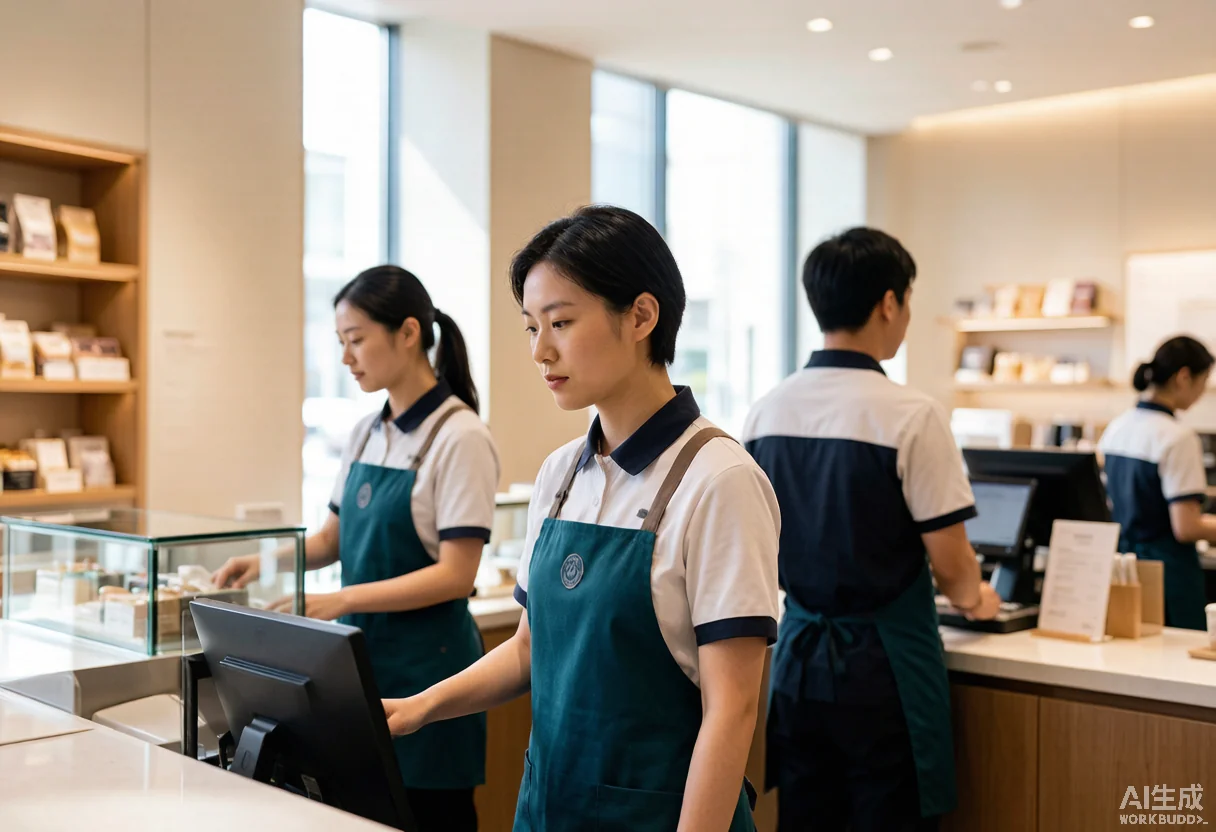 零售制服 - 为 红宝丽集团股份有限公司 提供 零售连锁 职业装定制案例 项目实拍图3 - 零售连锁服装定制